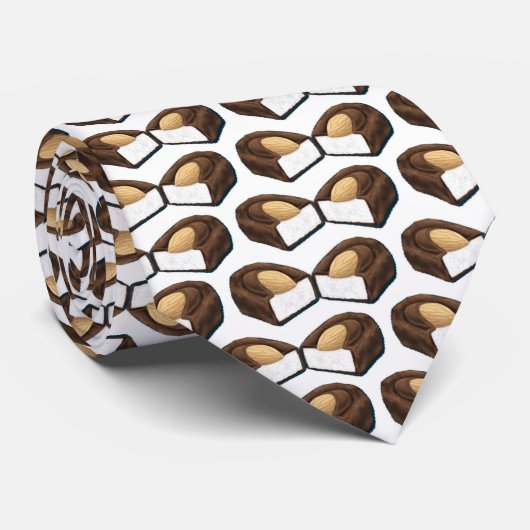 Almond Joy Stropdas (Opgerold)