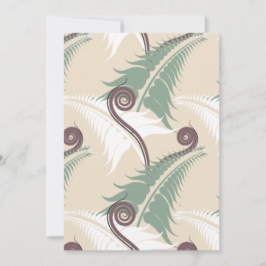 Almond Koru - Nieuw begin - Uitnodiging (Achterkant)