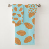 Almond Pattern Bad Handdoek (Insitu)