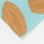 Almond Pattern Fleece Deken (Hoek)