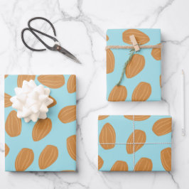 Almond Pattern Inpakpapier Vel