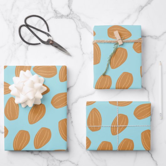 Almond Pattern Inpakpapier Vel (Voorkant)