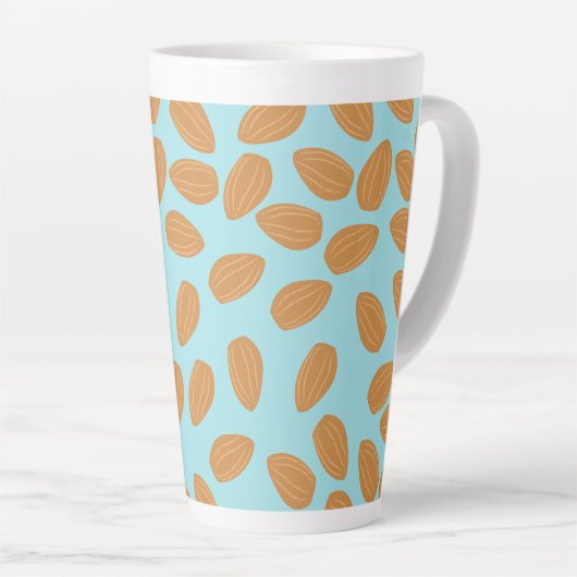 Almond Pattern Latte Mok (Rechterhoek)