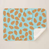 Almond Pattern Sherpa Deken (Voorkant (horizontaal))