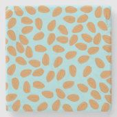 Almond Pattern Stenen Onderzetter (Voorkant)