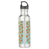 Almond Pattern Waterfles (Achterkant)
