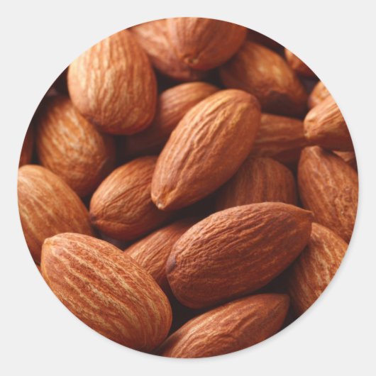Almond Ronde Sticker (Voorkant)