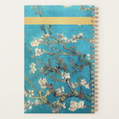 Almond Tree Gold Ribbon Van Gogh Planner (Achterkant)