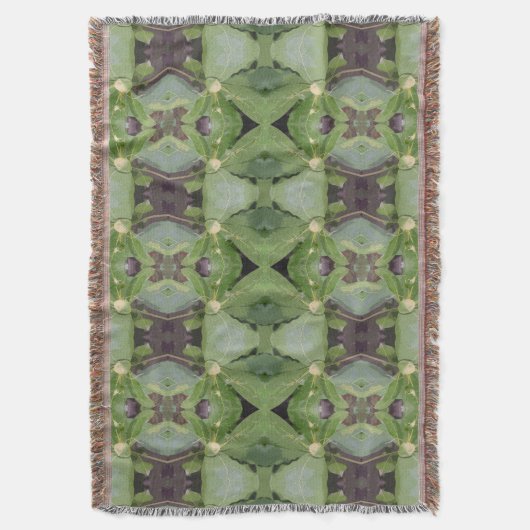 Almond Tree Patroon Deken (Voorkant Verticaal)