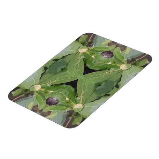 Almond Tree Patroon Magneet (Linkerzijde)