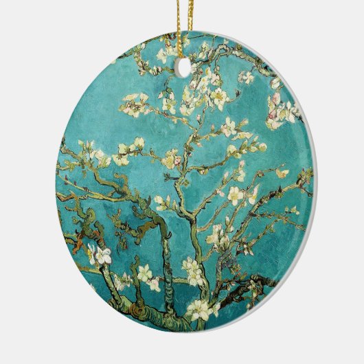 Almond Tree Van Gogh bloeien Keramisch Ornament (Links)