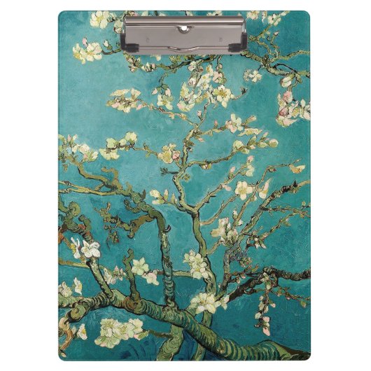 Almond Tree Van Gogh bloeien Klembord (Voorkant)