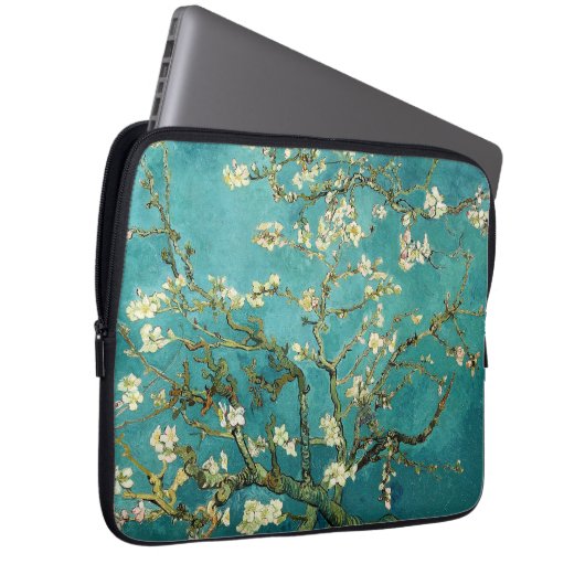 Almond Tree Van Gogh bloeien Laptop Sleeve (Voorkant Rechts)