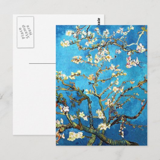 Almond Tree Van Gogh Fine Art bloeien Briefkaart (Voorkant / Achterkant)