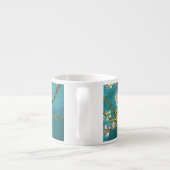 Almond Tree Van Gogh Fine Art bloeien Espresso Kop (Achterkant)
