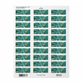 Almond Tree Van Gogh Fine Art bloeien Etiket (Full Sheet)