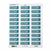 Almond Tree Van Gogh Fine Art bloeien Etiket (Full Sheet)