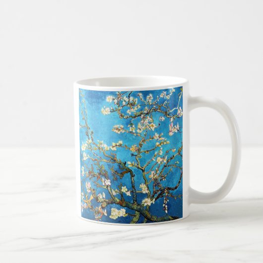 Almond Tree Van Gogh Fine Art bloeien Koffiemok (Rechts)