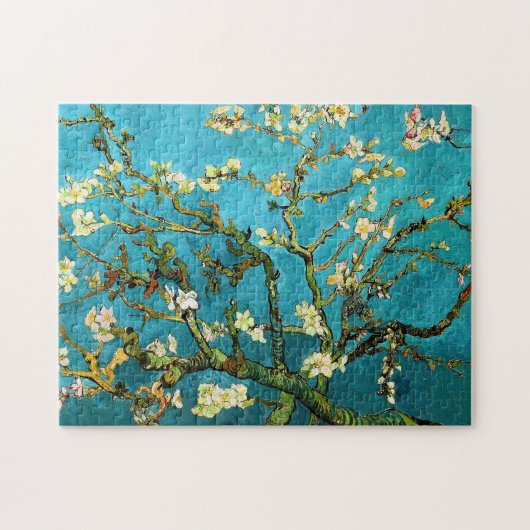 Almond Tree Van Gogh Fine Art bloeien Legpuzzel (Horizontaal)