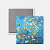 Almond Tree Van Gogh Fine Art bloeien Magneet (Voorkant / Achterkant)