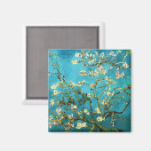 Almond Tree Van Gogh Fine Art bloeien Magneet (Voorkant / Achterkant)