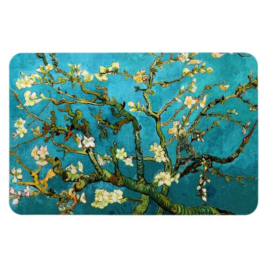 Almond Tree Van Gogh Fine Art bloeien Magneet (Horizontaal)
