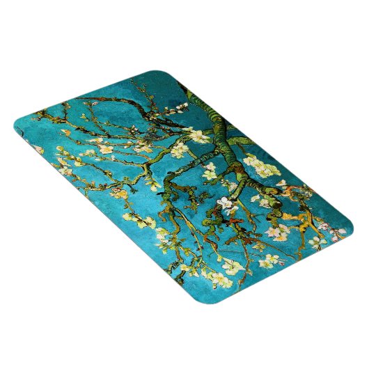 Almond Tree Van Gogh Fine Art bloeien Magneet (Rechterzijde)