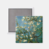 Almond Tree Van Gogh Fine Art bloeien Magneet (Voorkant / Achterkant)