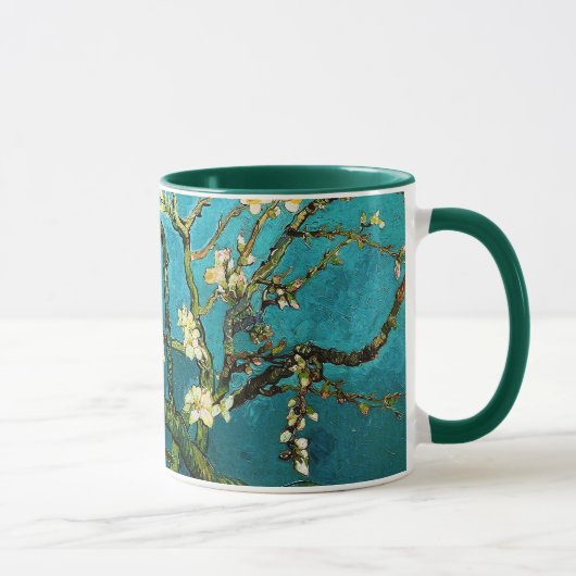 Almond Tree Van Gogh Fine Art bloeien Mok (Rechts)