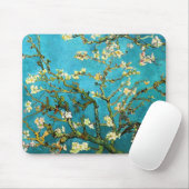 Almond Tree Van Gogh Fine Art bloeien Muismat (Met muis)