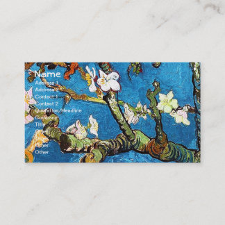 Almond Tree Van Gogh Fine Art bloeien Visitekaartje