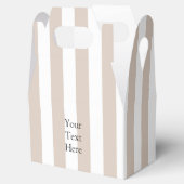 Almond & White Stripes  Bedankdoosjes (Geopend)