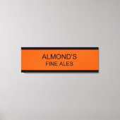 Almond's Fine Ales Canvas (Voorkant)