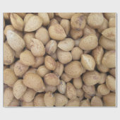 Almonds Herfst Autumn Pattern Cadeaupapier (Vlak)