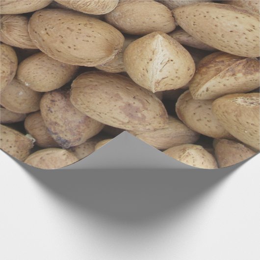 Almonds Herfst Autumn Pattern Cadeaupapier (Hoek)