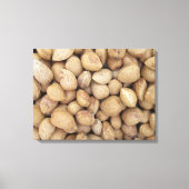 Almonds Herfst Autumn Pattern Canvas Afdruk (Voorkant)