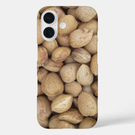 Almonds Herfst Autumn Pattern iPhone 16 Hoesje