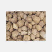 Almonds Herfst Autumn Pattern Fleece Deken (Voorkant (Horizontaal))