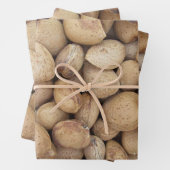 Almonds Herfst Autumn Pattern Inpakpapier Vel (In situ)