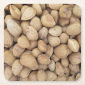 Almonds Herfst Autumn Pattern Kartonnen Onderzetters (Voorkant)