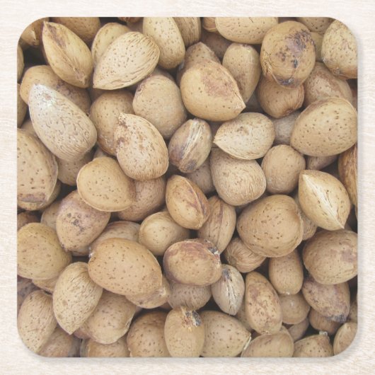 Almonds Herfst Autumn Pattern Kartonnen Onderzetters (Voorkant)