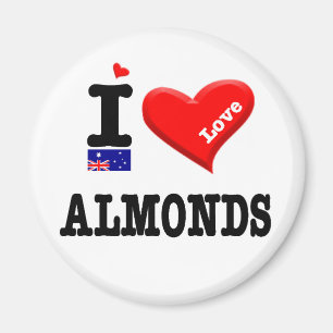 ALMONDS - I Love Magneet
