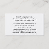 Almonds visitekaartje (Achterkant)