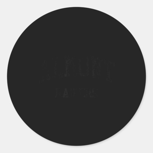 Almont High School Hs Mi Ronde Sticker (Voorkant)