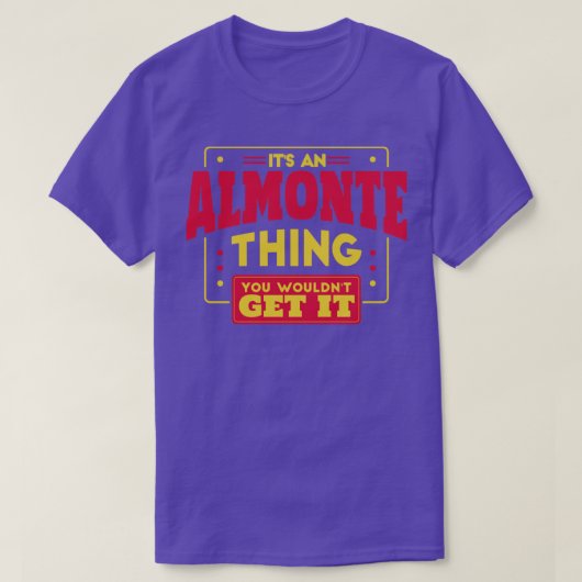 Almonte T-shirt (Design voorkant)