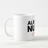 Almost a Nurse Student Nursing School Pink Script Koffiemok (Links)