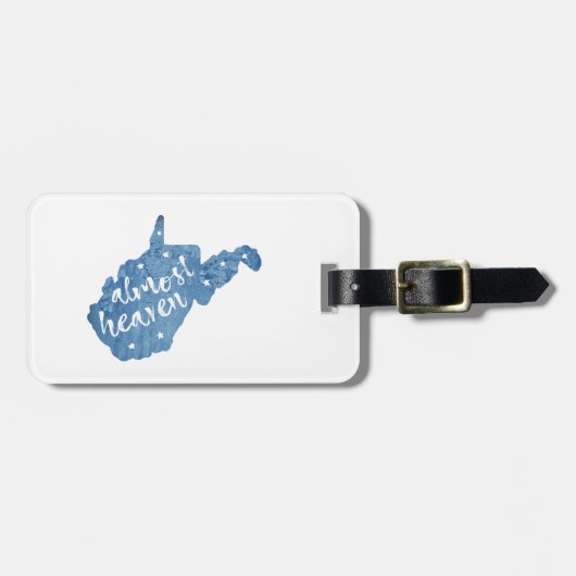 Almost Heaven West Virginia Bagagelabel (Voorkant horizontaal)
