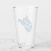 Almost Heaven West Virginia Glas (Achterkant)