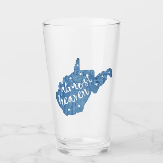 Almost Heaven West Virginia Glas (Voorkant)