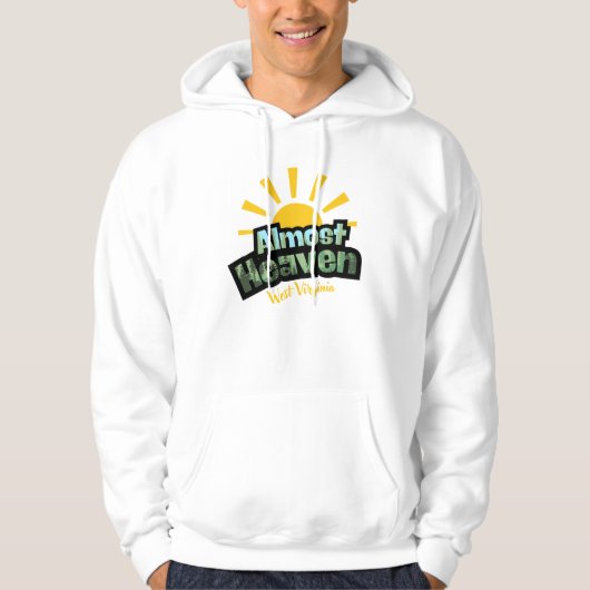 Almost Heaven West Virginia Hoodie (Voorkant)